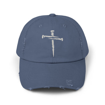 Cross Nails Distressed Cap