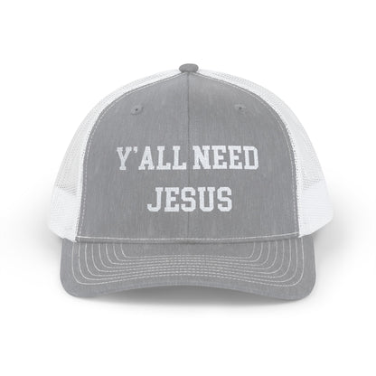 Snapback Trucker Cap - Y'all Need Jesus