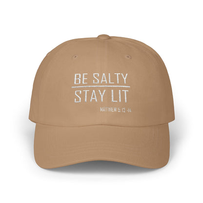 Be Salty - Stay Lit Six Panel Unisex Snapback Ballcap