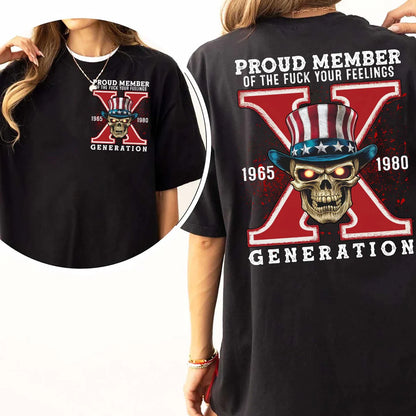 Custom Gen X Skull T-shirt