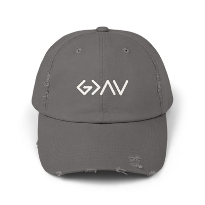 Distressed Cap - God is Greater than the Highs and the Lows