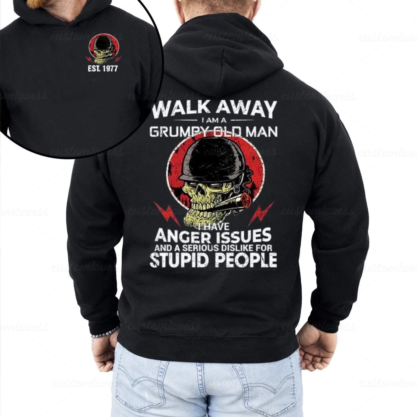 Custom Walk Away Grumpy Old Men Shirt