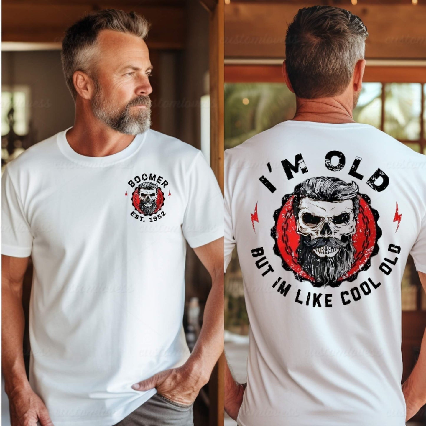 Custom Grumpy Old Bastard Shirt