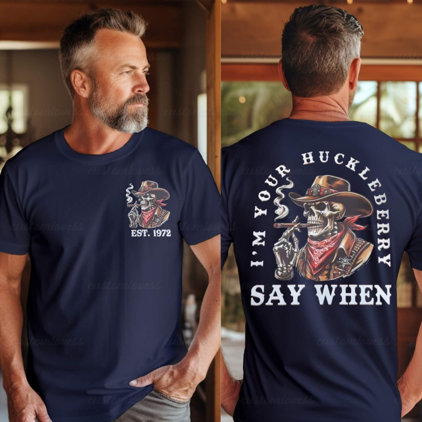 Custom I'm Your Huckleberry T-shirt