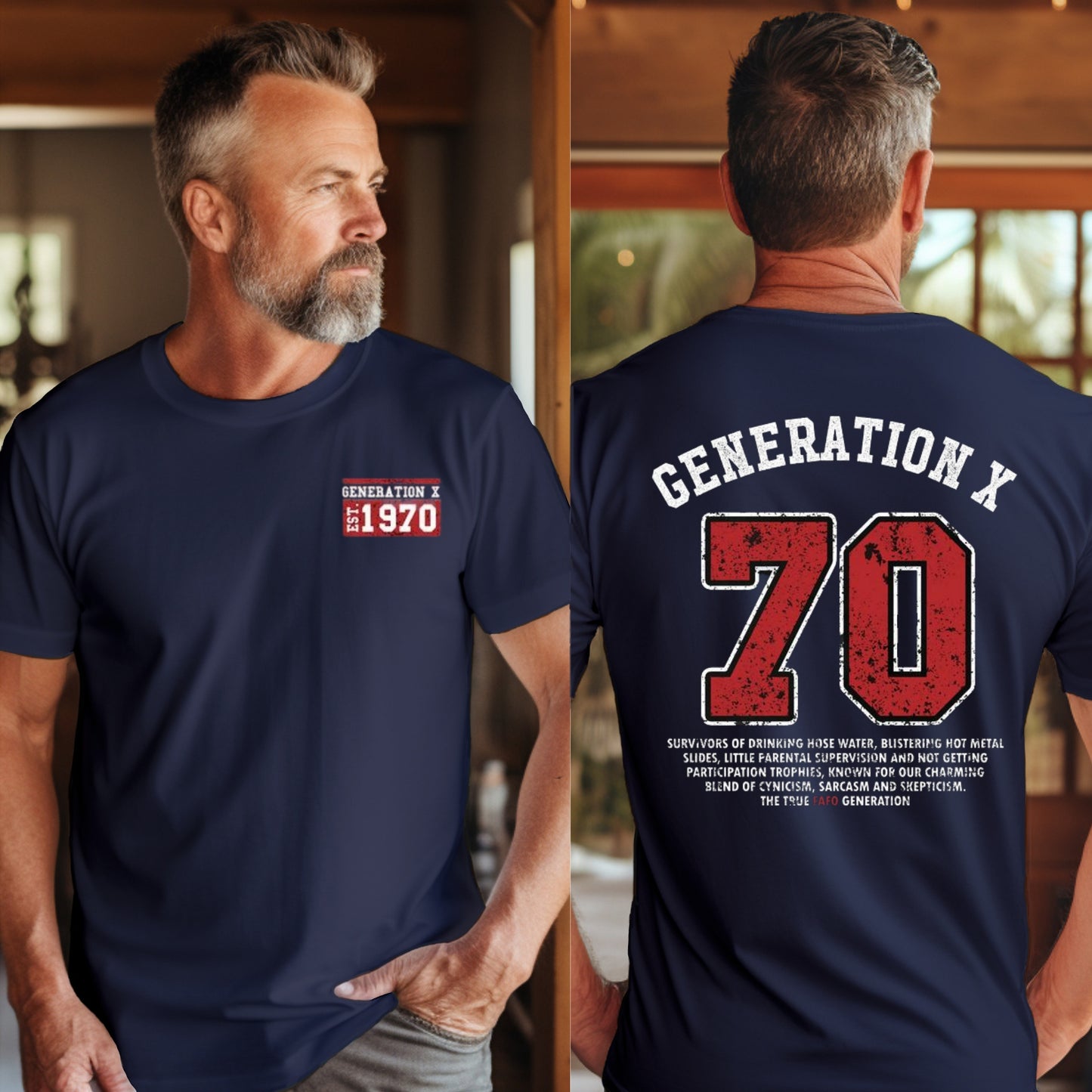 Custom Year Gen X FAFO Shirt