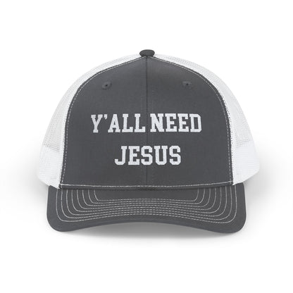 Snapback Trucker Cap - Y'all Need Jesus