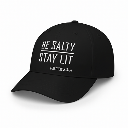 Be Salty - Stay Lit Six Panel Unisex Snapback Ballcap