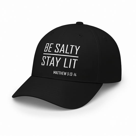 Be Salty - Stay Lit Six Panel Unisex Snapback Ballcap