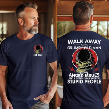 Custom Walk Away Grumpy Old Men Shirt