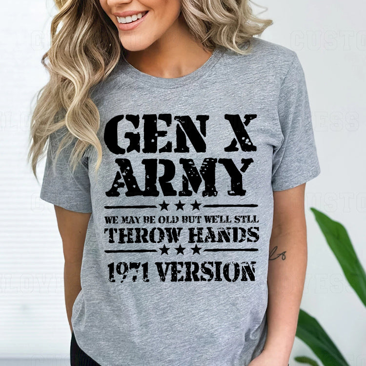 Custom Gen X ARMY T-Shirt