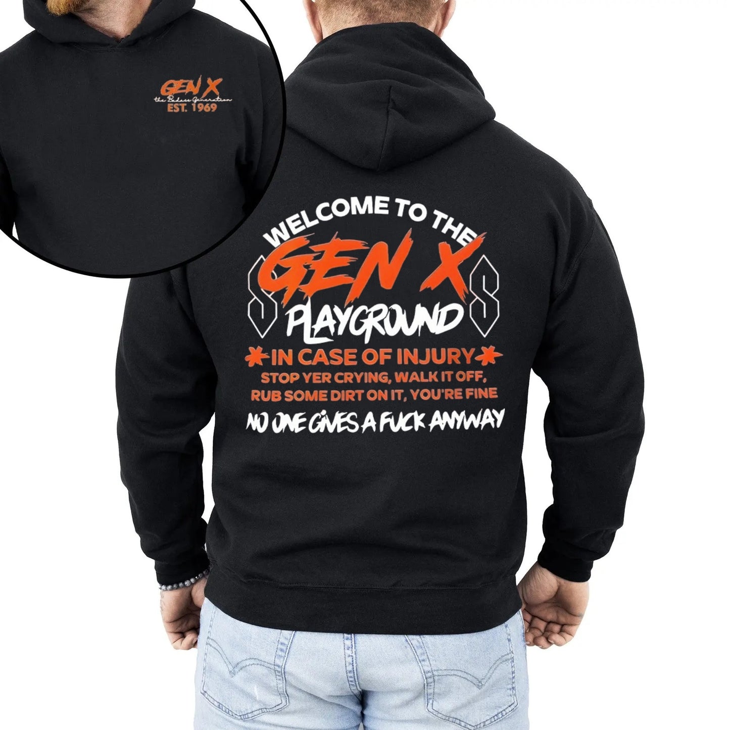 Custom Gen X Playground T-shirt