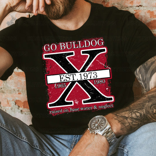 Custom Year Gen X Football Team T-Shirt
