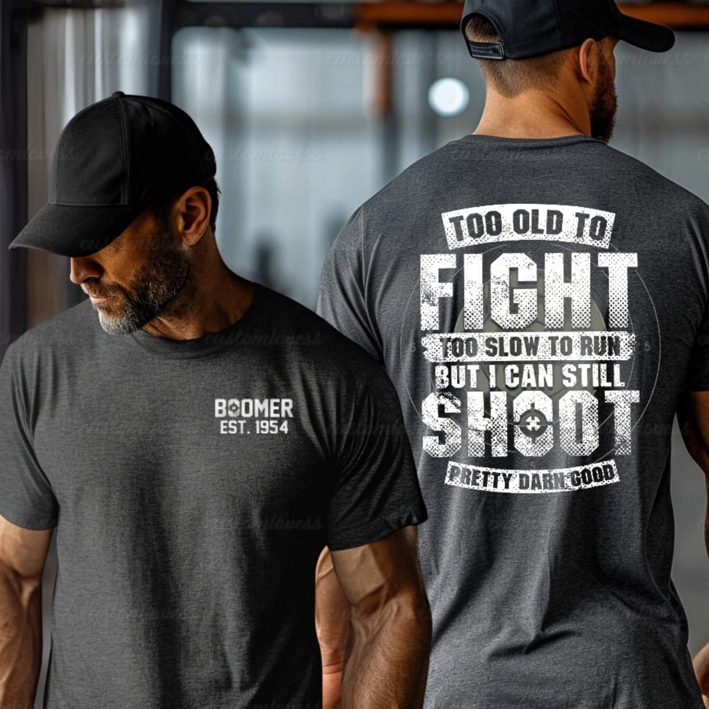 Custom TOO OLD TO FIGHT Boomer Shirt