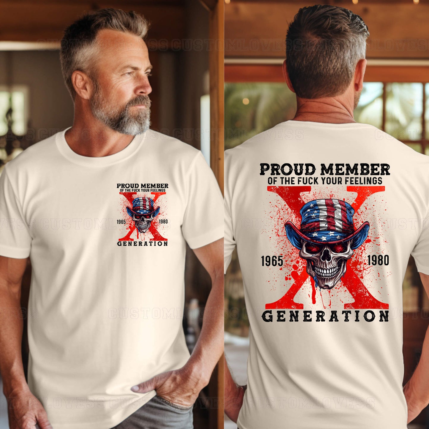 Custom Generation X Skull T-shirt