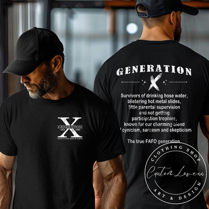 Custom Year Gen X T-Shirt