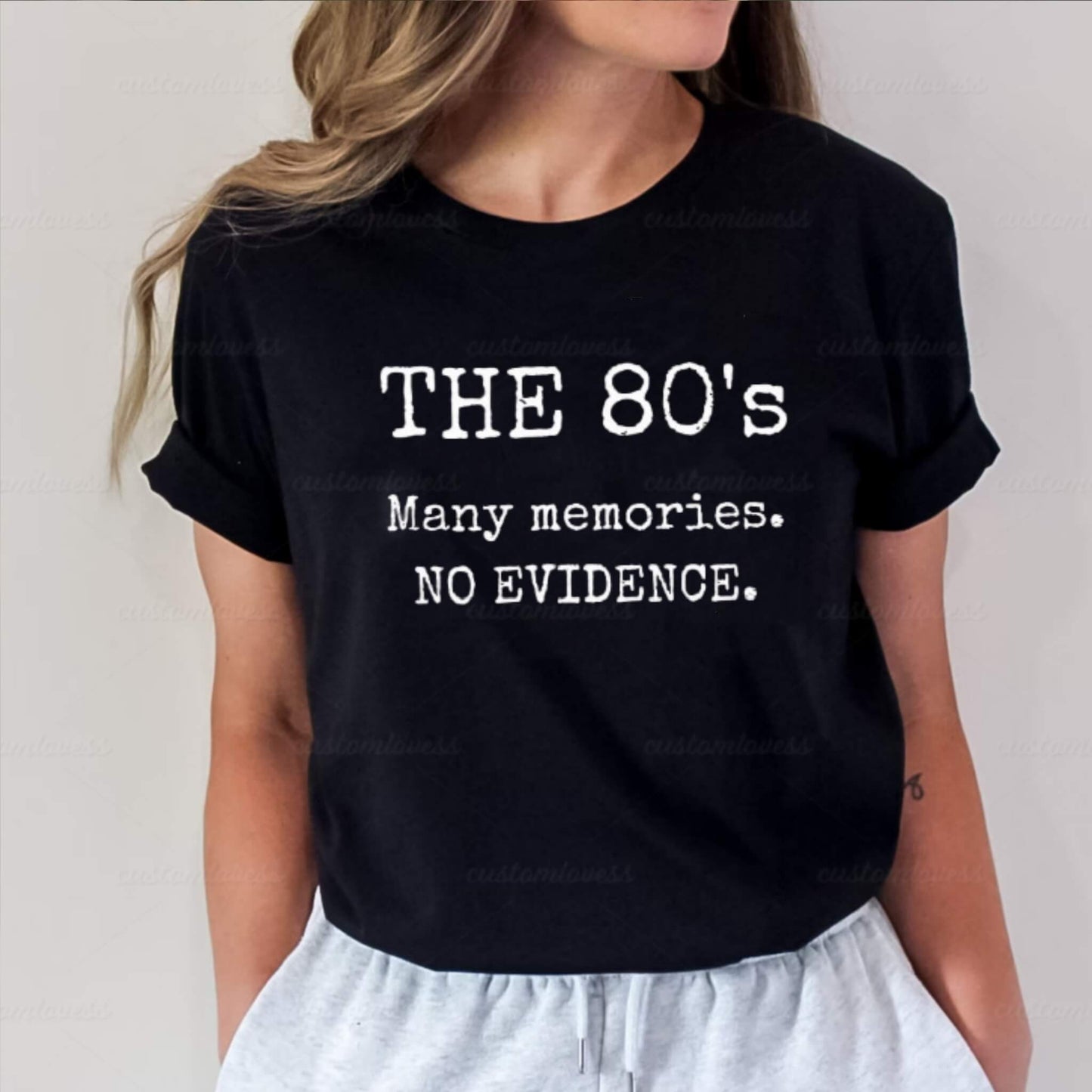 Custom The 80’s Many Memories No Evidence Hoodie