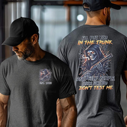 Custom Year  I'll put you in the trunk T-shirt