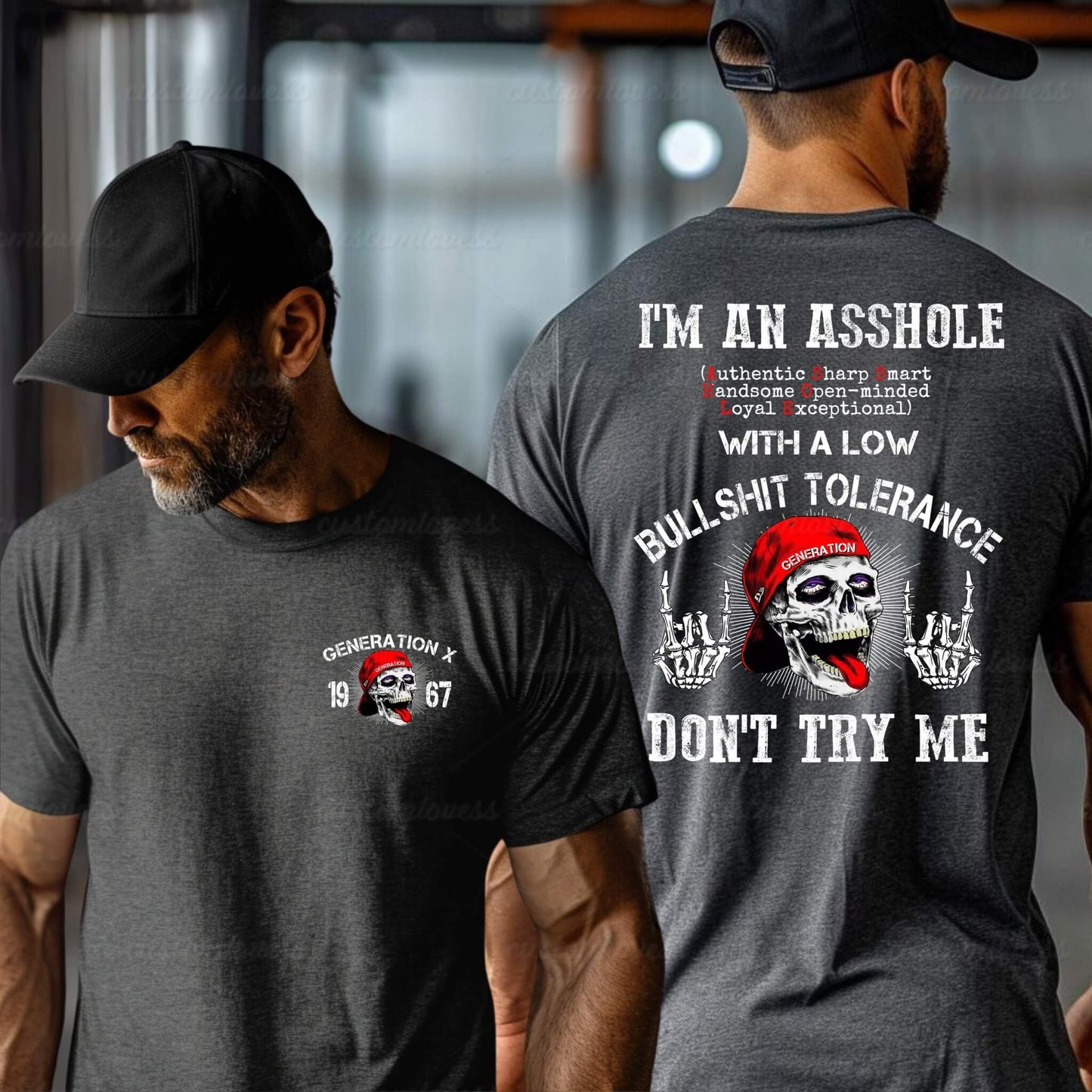 Custom I'M AN ASSHOLE Men T-shirt