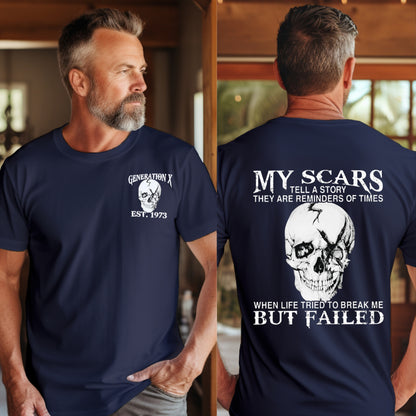 Custom Scars Face Gen X Shirt