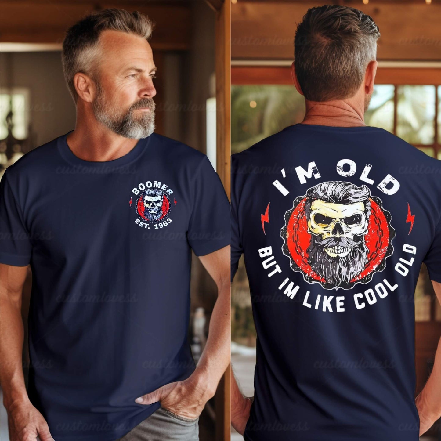 Custom Grumpy Old Bastard Shirt