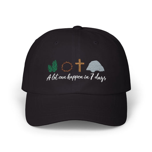 A lot Can Happen in 7 Days - Easter themed Ballcap