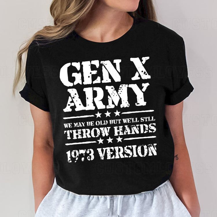 Custom Gen X ARMY T-Shirt