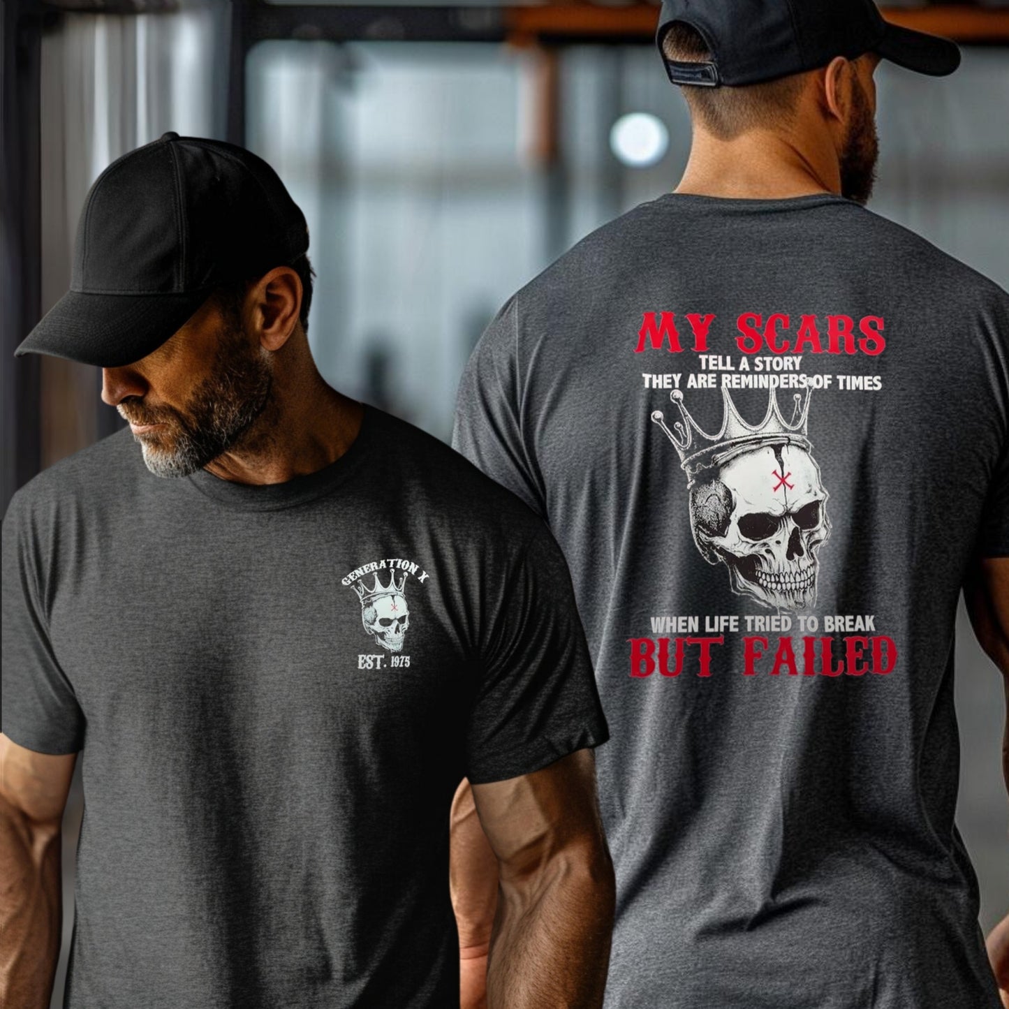Custom My Scars Skull Shirt