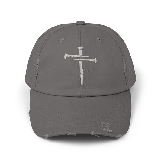 Cross Nails Distressed Cap