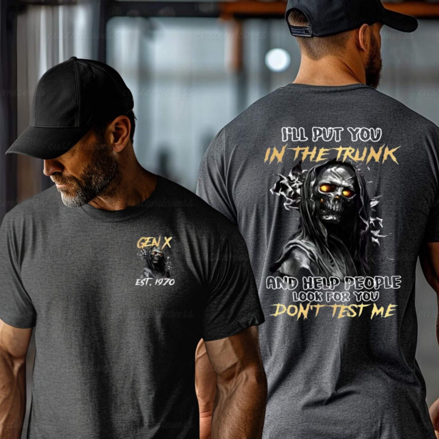 Custom I'll put you in the trunk T-shirt