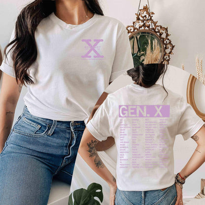 Custom Words of Gen X T-Shirt