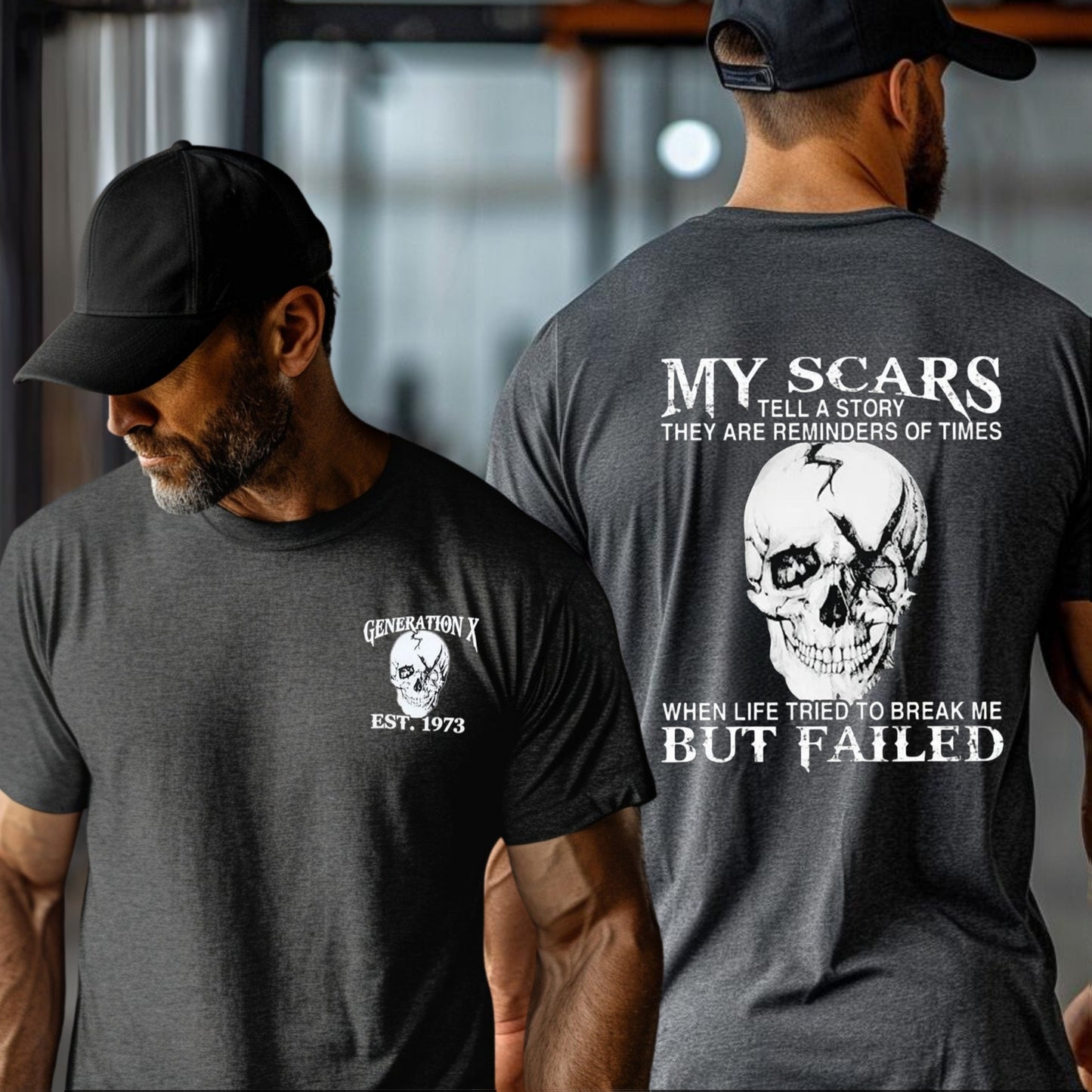 Custom Scars Face Gen X Shirt
