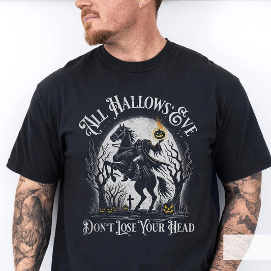 All Hallows Eve Dont Lose Your Head T-Shirt