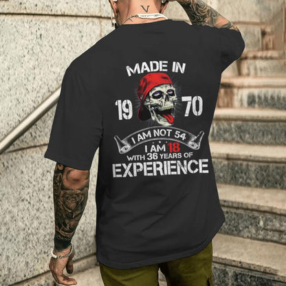 Custom Made In 19xx Skull T-shirt