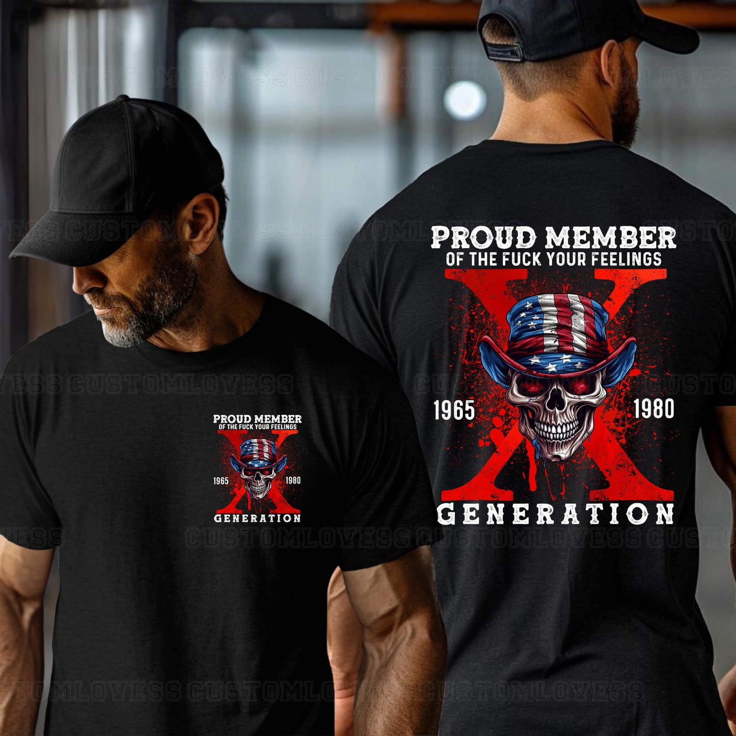 Custom Generation X Skull T-shirt