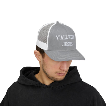 Snapback Trucker Cap - Y'all Need Jesus