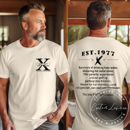 Custom Year Gen X T-Shirt