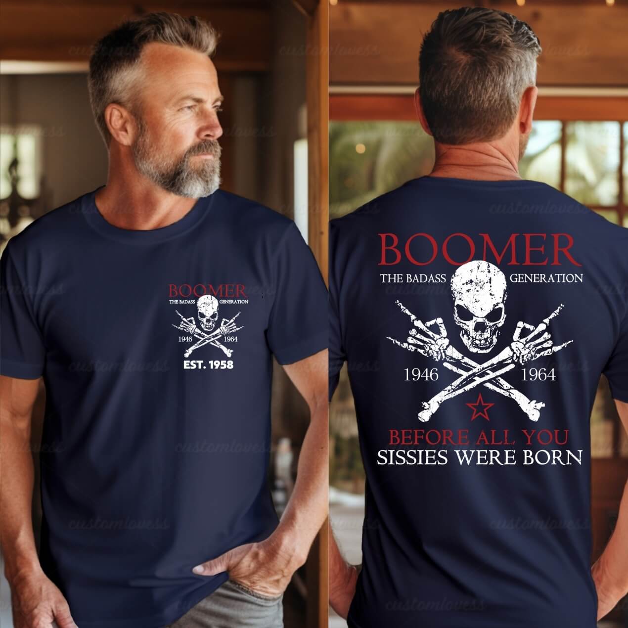 Custom Year Before All You Sissies Were Born Boomer Shirt