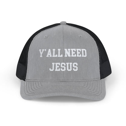 Snapback Trucker Cap - Y'all Need Jesus