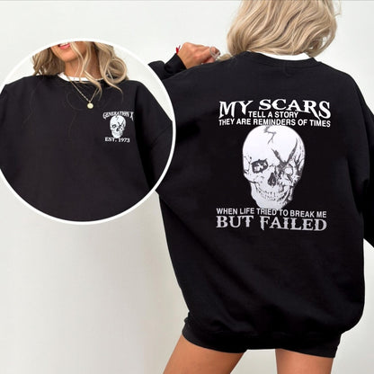 Custom Scars Face Gen X Shirt