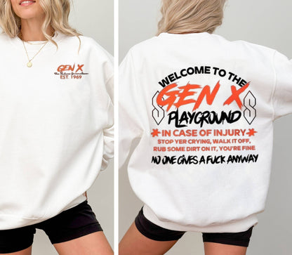Custom Gen X Playground T-shirt