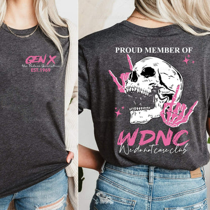 Custom Year Gen X WDNC T-shirt