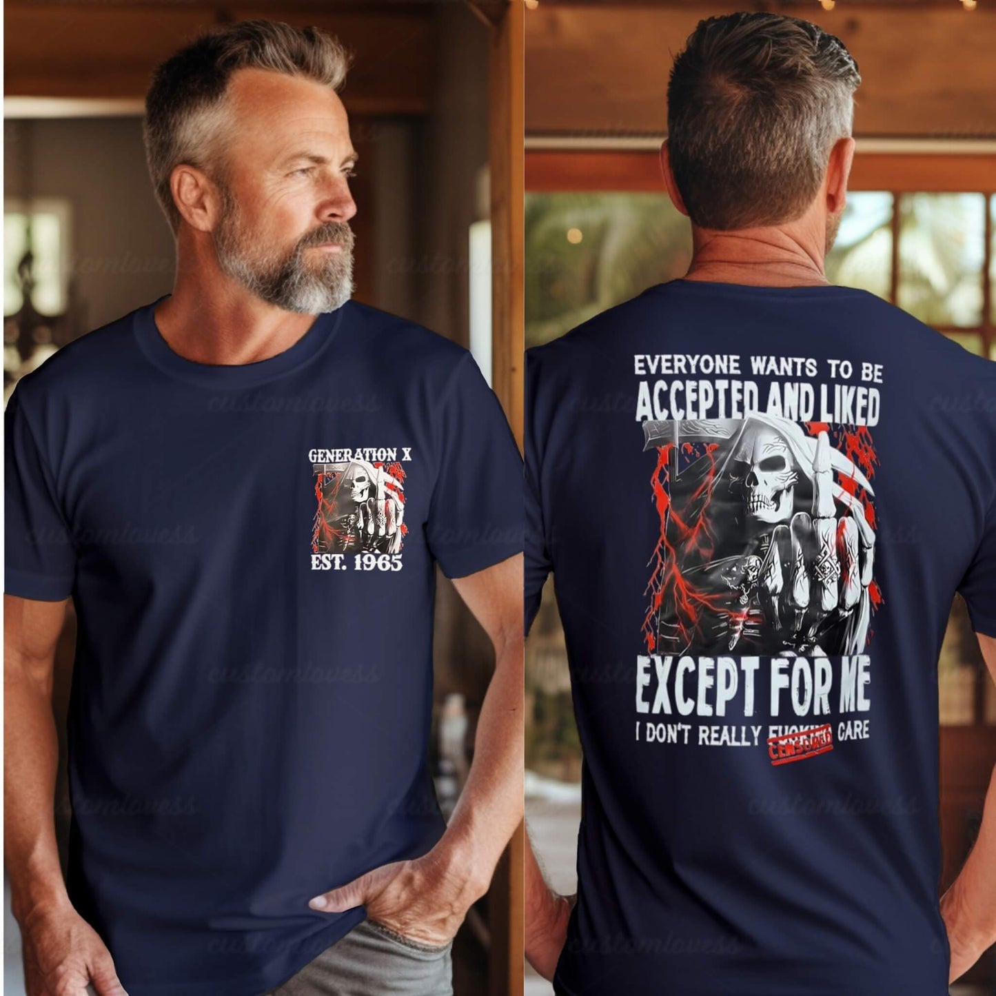 Custom Everyone Wants To Be Accepted And Liked Except For Me T-shirt