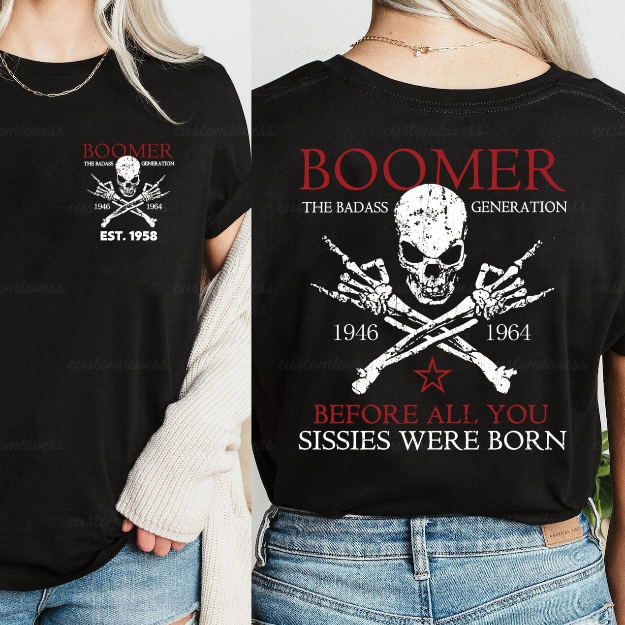 Custom Year Before All You Sissies Were Born Boomer Shirt