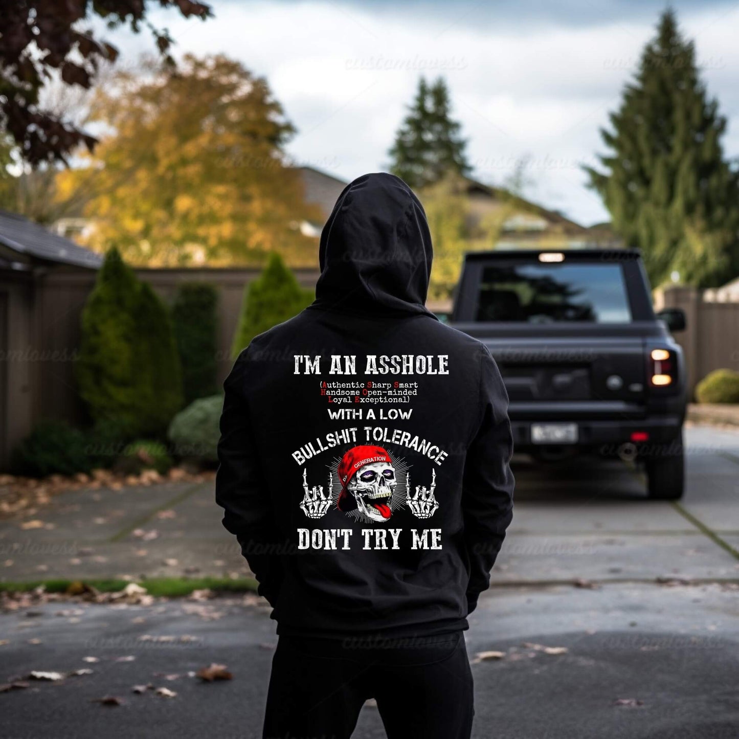 Custom I'M AN ASSHOLE Men T-shirt
