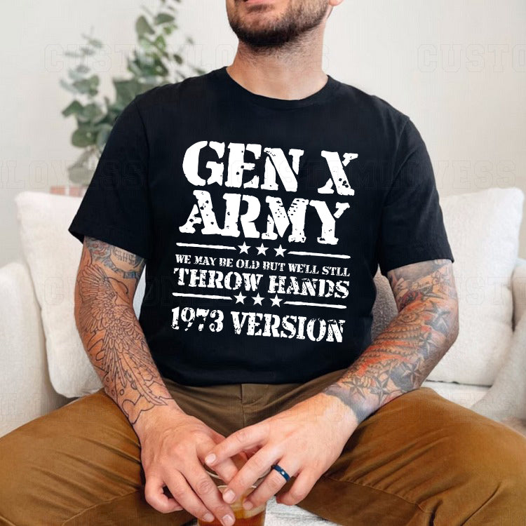 Custom Gen X ARMY T-Shirt