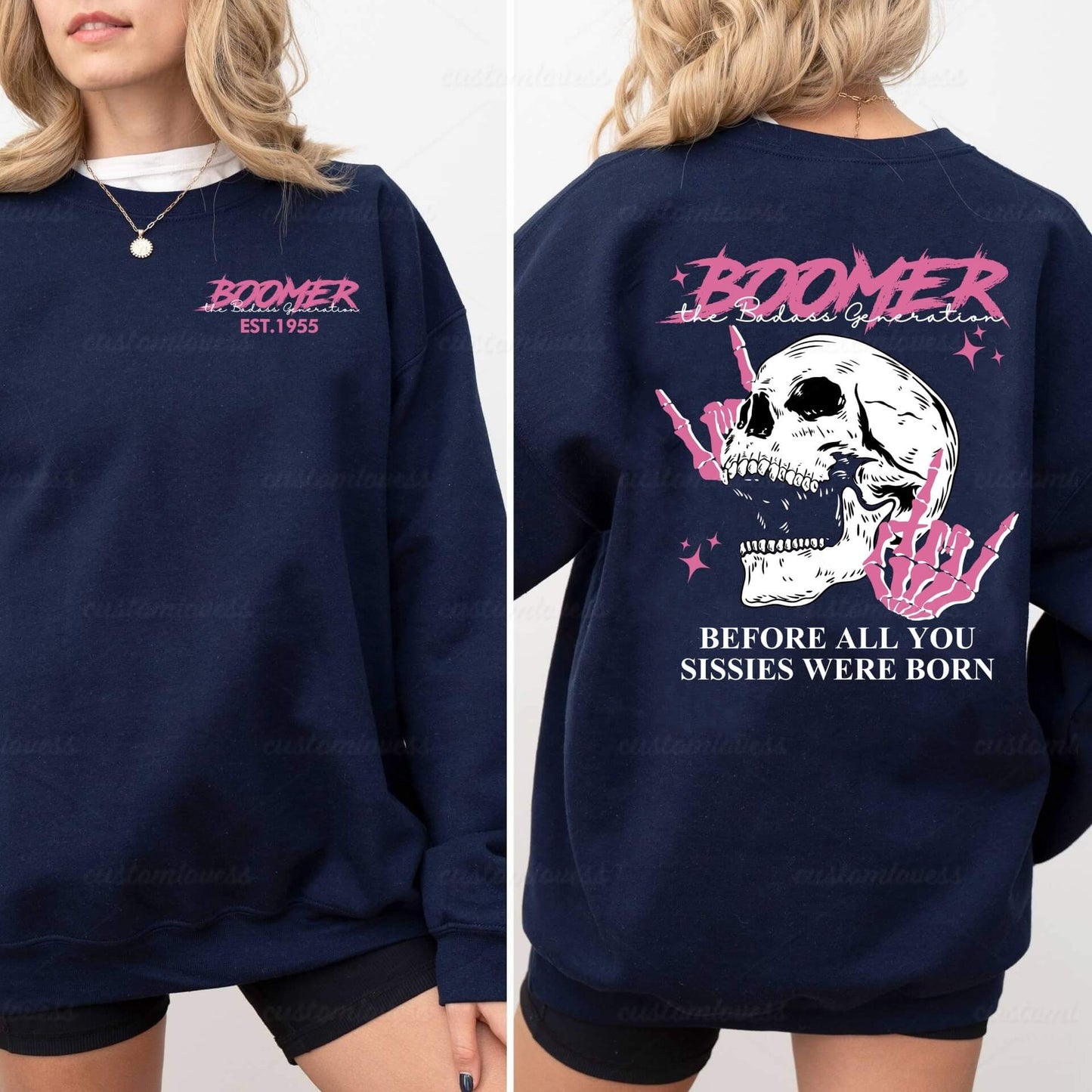 Custom Year Badass Boomer T-shirt