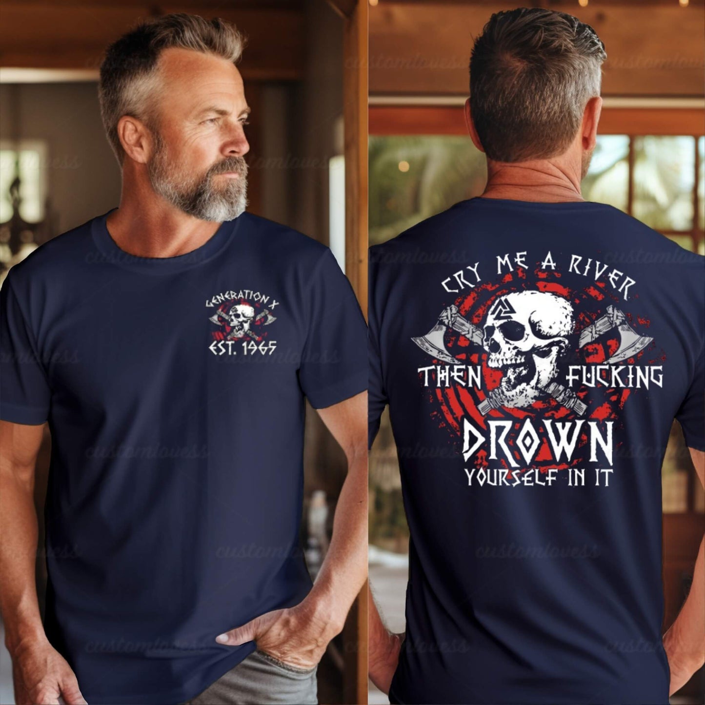 Custom Cry Me A River Then Fucking Drown Yourself In It Shirt