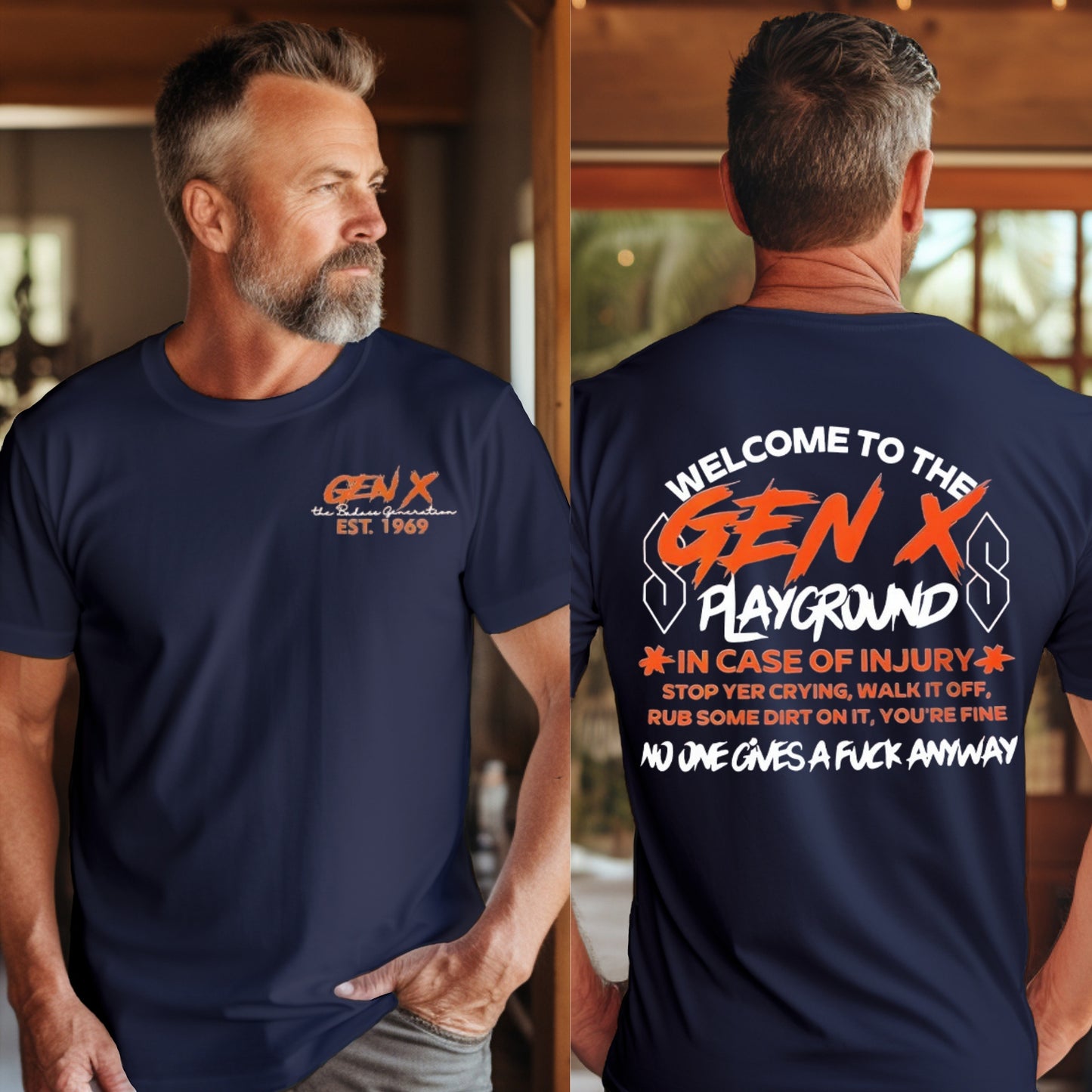 Custom Gen X Playground T-shirt