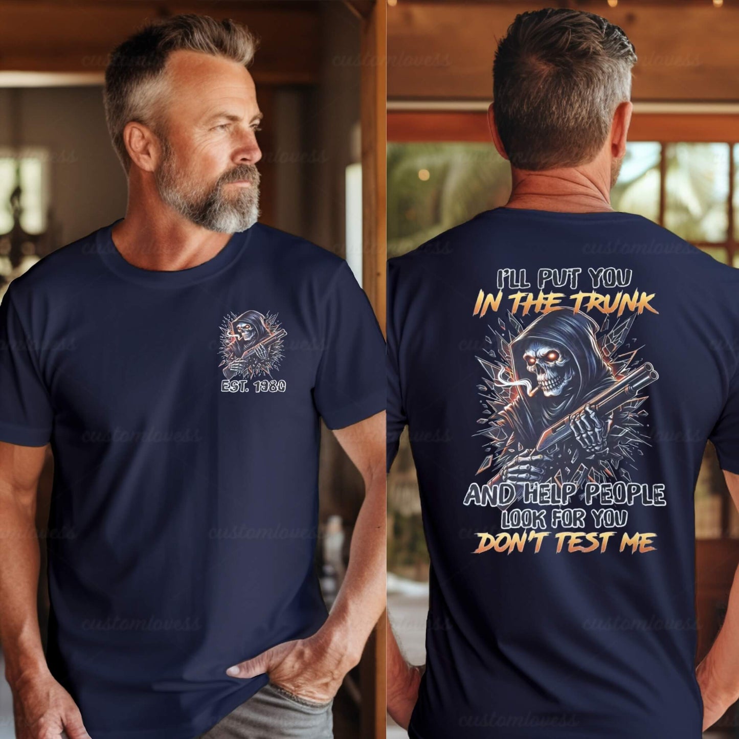 Custom Year  I'll put you in the trunk T-shirt