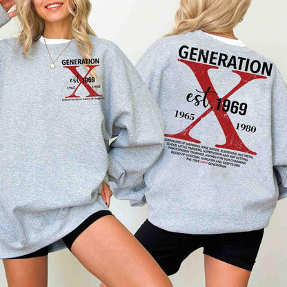 Custom Gen X Member Sweatshirt